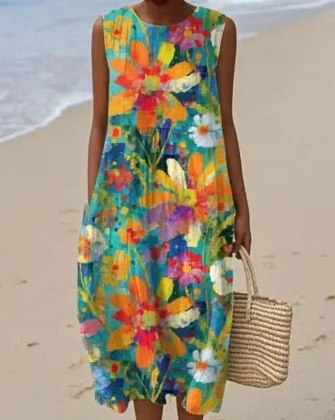 Sandra Everyday Midi Dress, front view