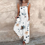 Comfortable printed overalls, detail view