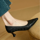 Fiona Elegant Pumps with Textured Panels