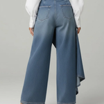 Holly Wrap Denim Trousers - view 5