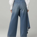 Holly Wrap Denim Trousers - view 5