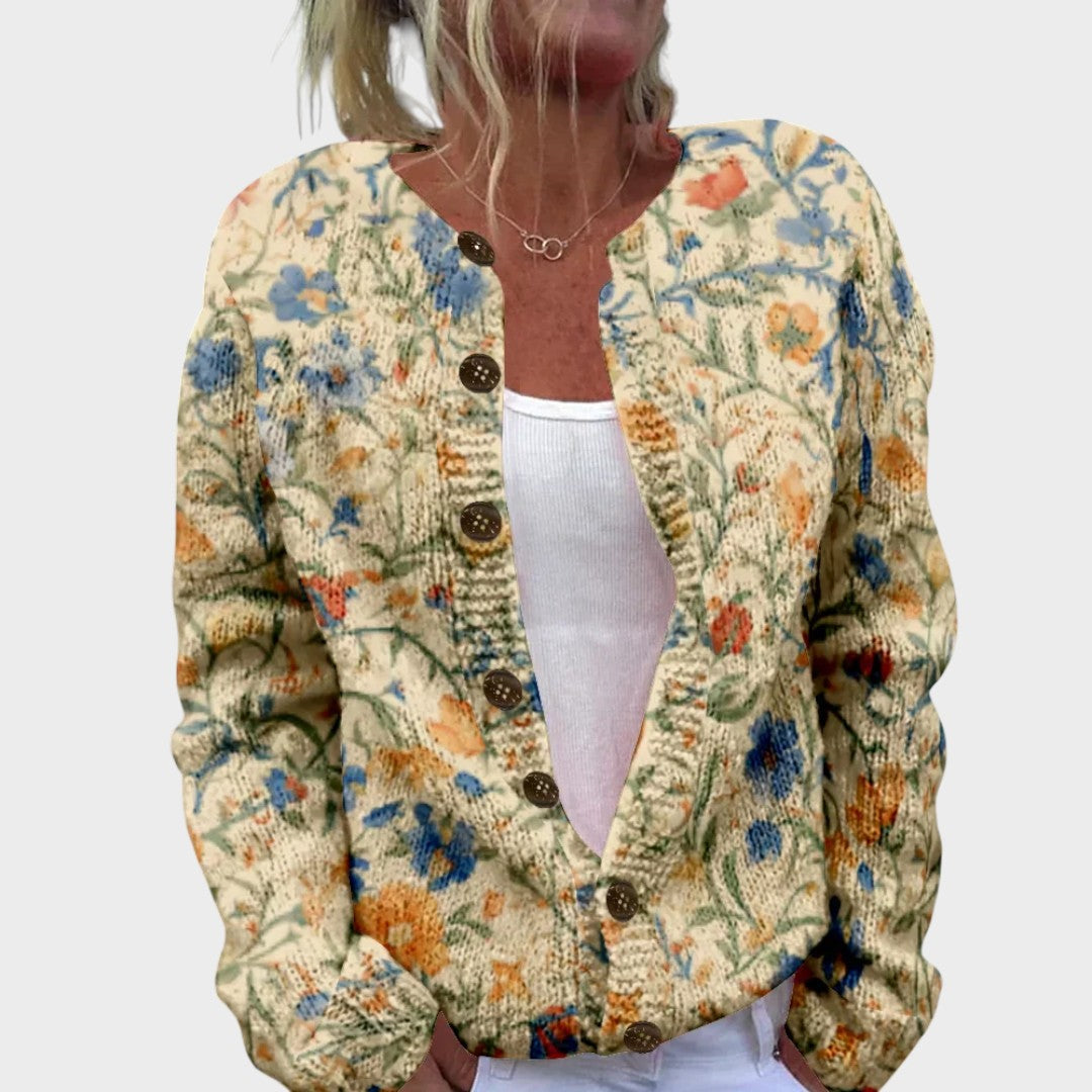 Stella Floral Autumn Cardigan