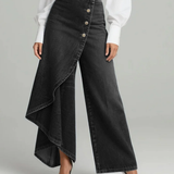 Holly Wrap Denim Trousers - view 4