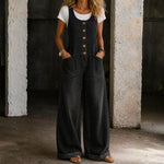 Verity Vintage Washed Cotton Dungarees