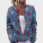 Freya Floral Autumn Cardigan