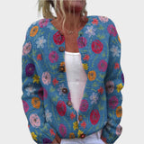 Freya Floral Autumn Cardigan