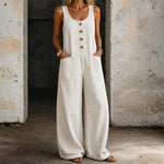 Victoria Vintage-Wash Denim Dungarees