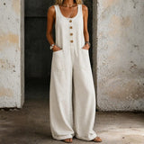 Victoria Vintage-Wash Denim Dungarees