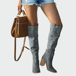 Madeline, Knee-High Orthopaedic Leather Boots