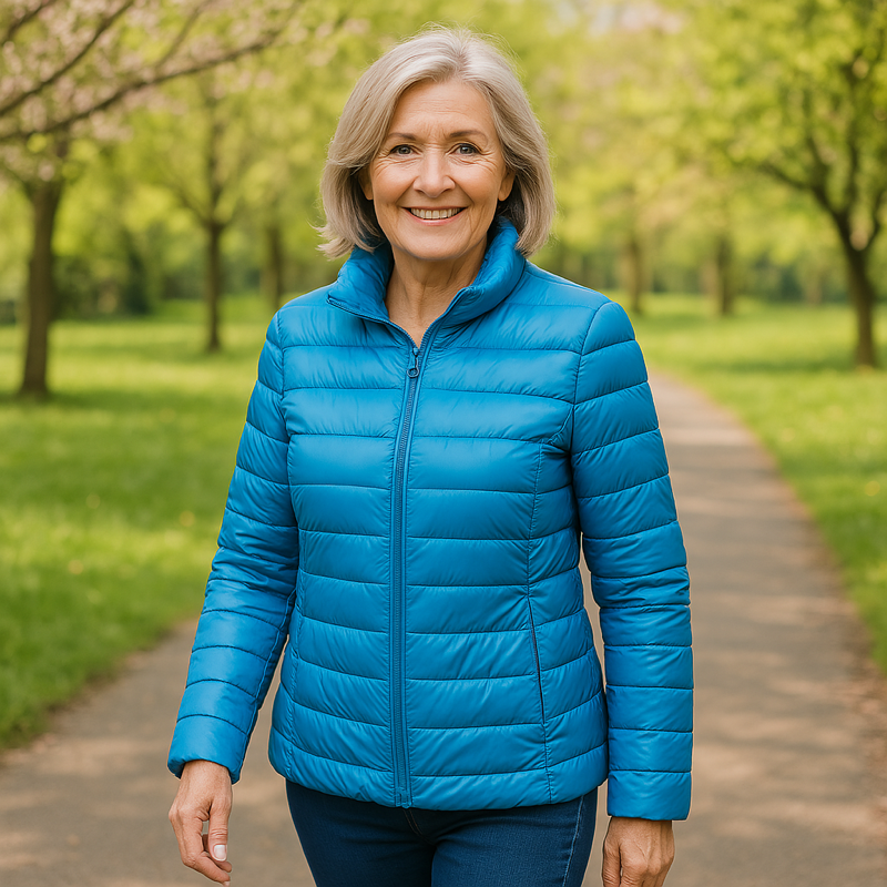 Faith, Mid-Season Coat, Sky Blue