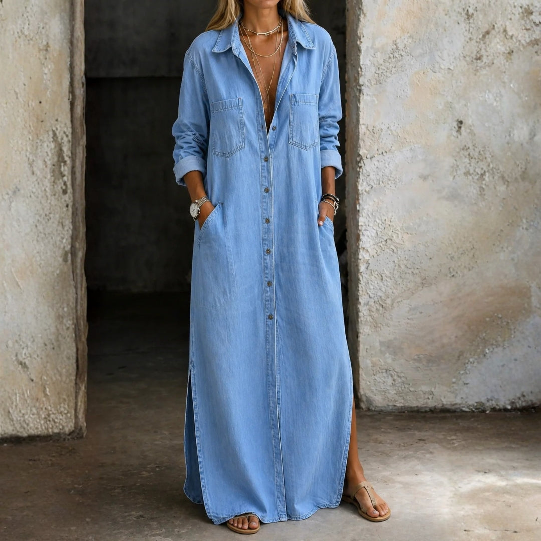 Poppy Button-Down Dress