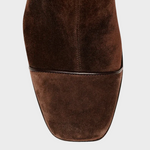 Alma, Suede Heeled Ankle Boots