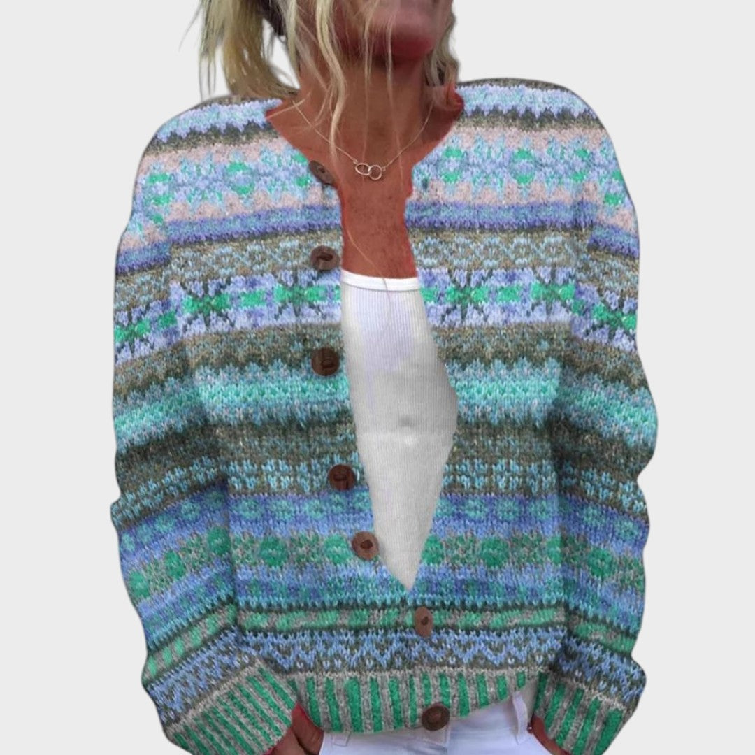 Clara Floral Autumn Cardigan