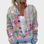 Elodie Floral Autumn Cardigan