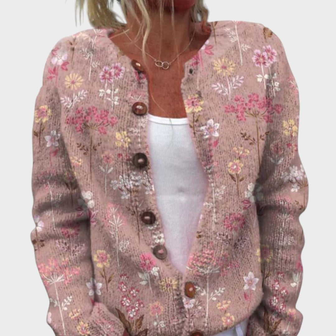 Nancy Floral Autumn Cardigan