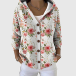 Magdalena Comfortable Knit Cardigan with Hood
