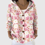 Marlene Comfortable Knitted Cardigan with Hood
