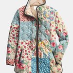 Zarae Charming Floral Quilted Jacket for Women