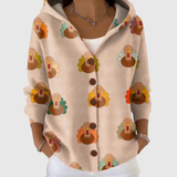 Johanna Comfortable Knitted Cardigan with Hood