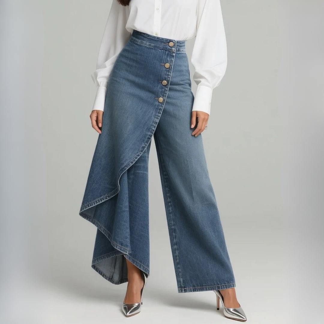 Holly Wrap Denim Trousers