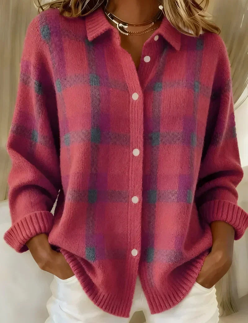 Ashley Classic Checked Cardigan
