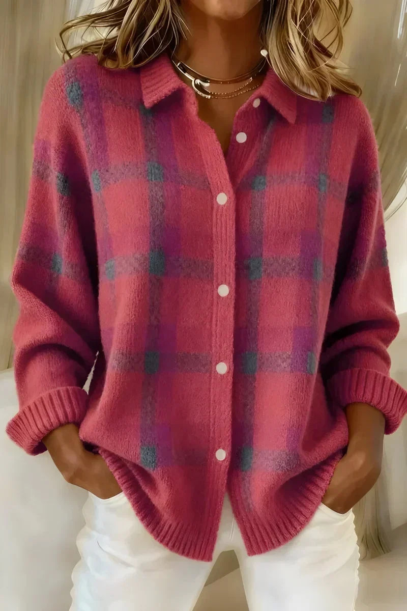 Ashley Classic Checked Cardigan