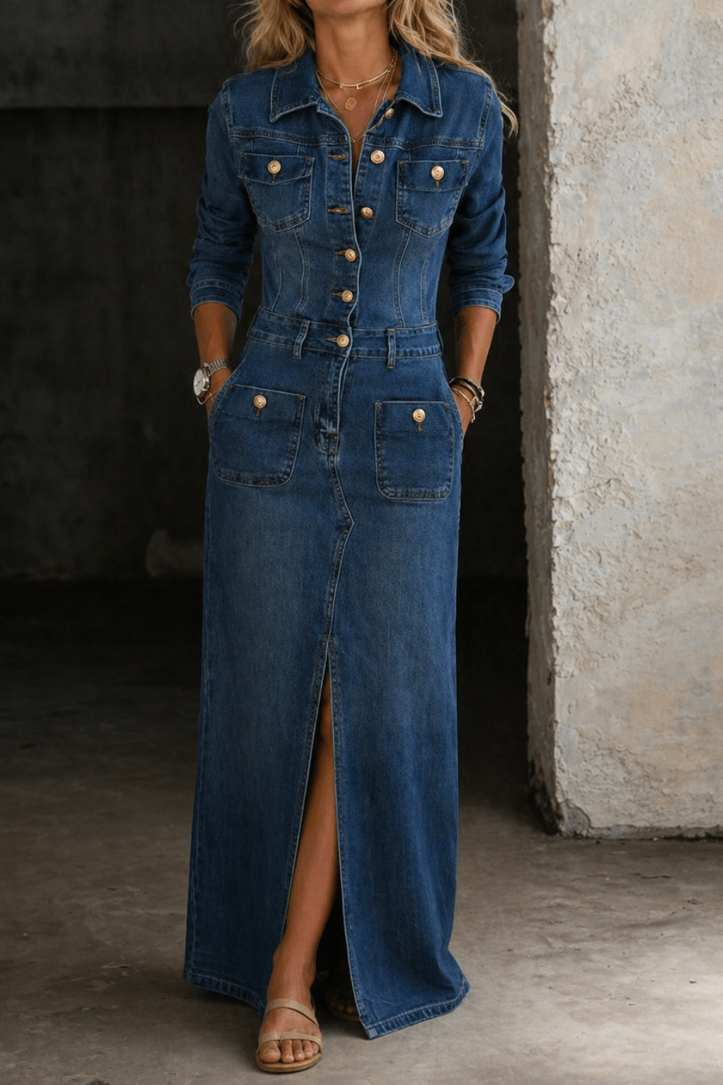 Leonora Classic Comfortable Denim Jacket