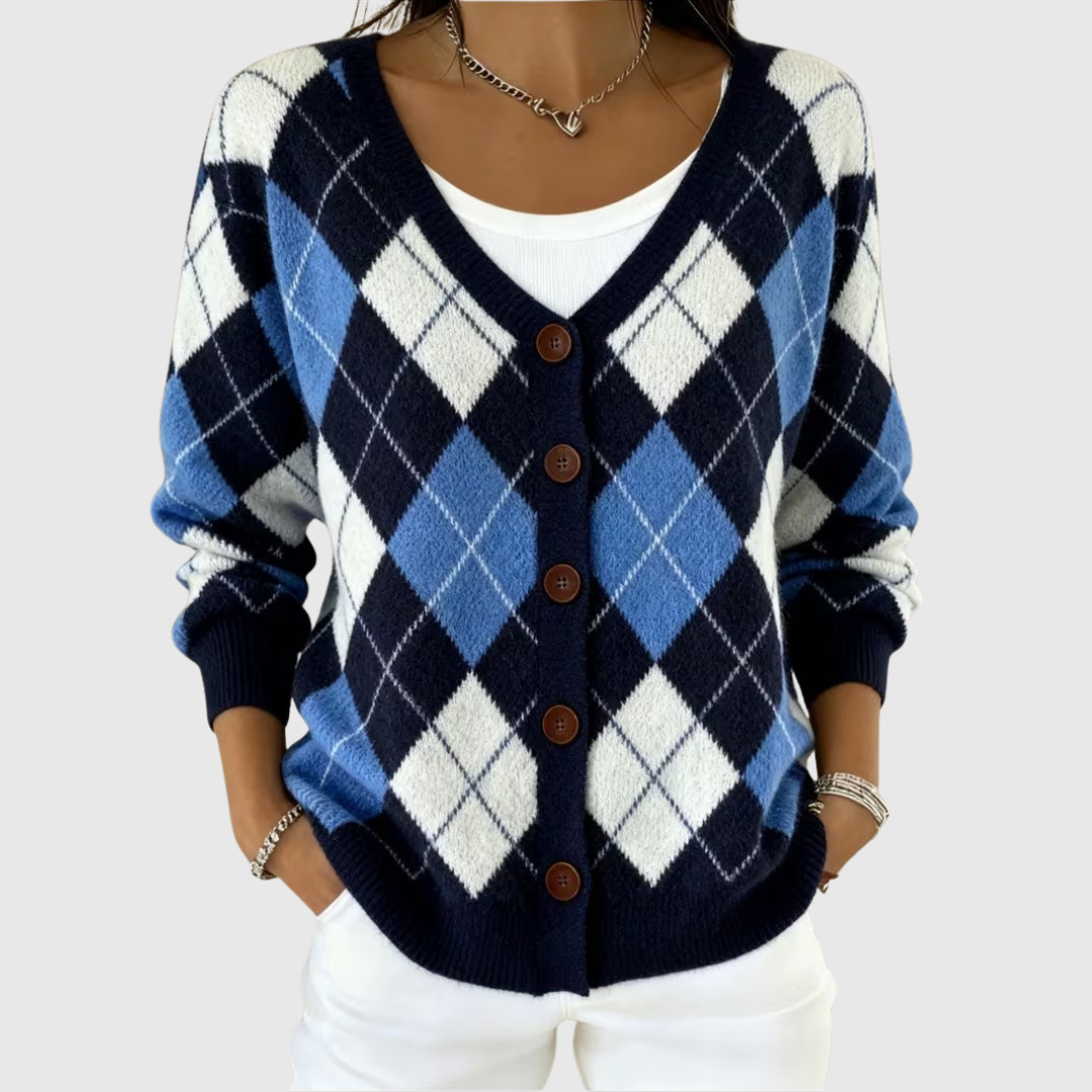 Frieda Comfortable Knitted Cardigan with Buttons