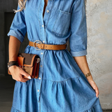Louisa Smart Casual Denim Dress - view 3