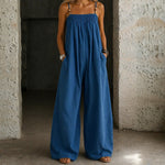 Molly Wide-Leg Denim Jumpsuit