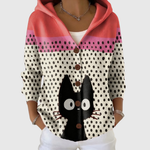 Theresa Comfortable Knit Cardigan with Hood