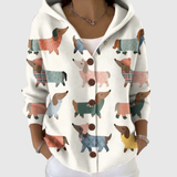 Lotte Comfortable Knitted Cardigan with Hood
