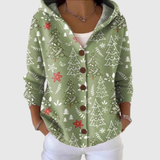 Martha Comfortable Knitted Cardigan with Hood