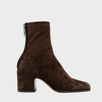 Alma, Suede Heeled Ankle Boots