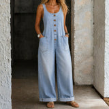 Florence Vintage Washed Cotton Dungarees
