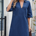Rosie Casual Denim Dress - view 5