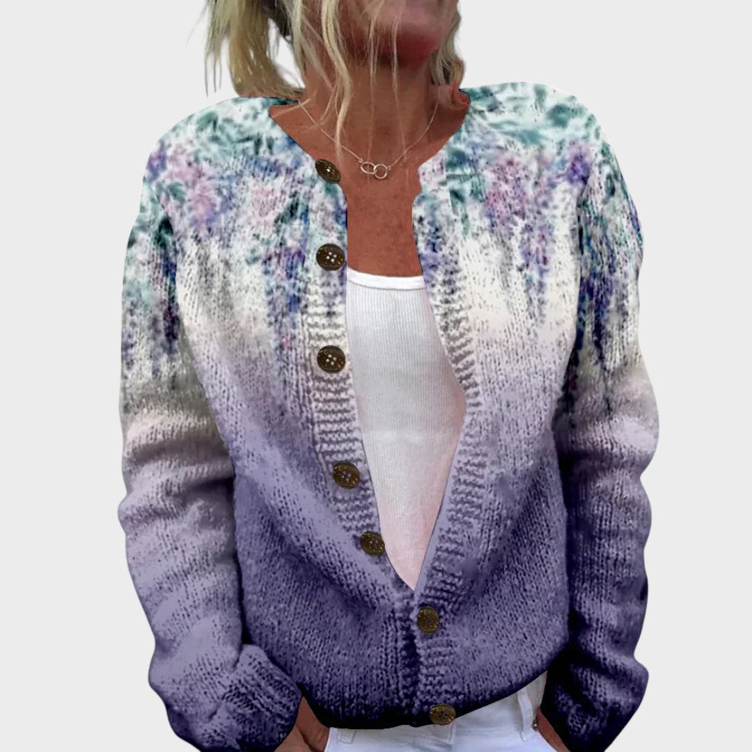 Eleanor Floral Autumn Cardigan