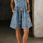 Merryn Floral Denim Jumpsuit - view 2