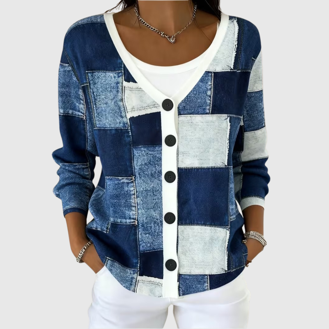 Viktoria Comfortable Buttoned Knit Cardigan