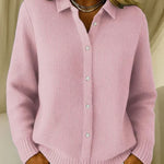 Katrina Textured Knitted Button Cardigan