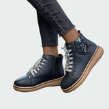 Yvonne, Orthopaedic Leather Ankle Boots