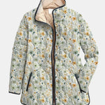 Nola Delightful Floral-Printed Quilted Jacket