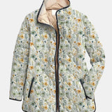 Nola Delightful Floral-Printed Quilted Jacket