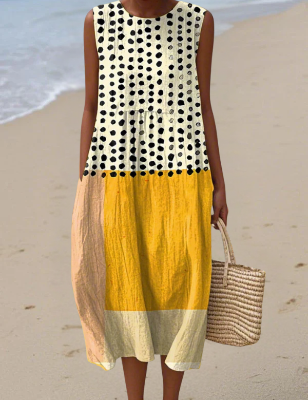 Leah Everyday Midi Dress, front view