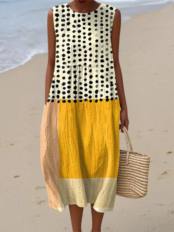 Leah Everyday Midi Dress, front view