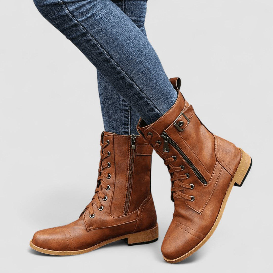 Tallulah, Western Boots with Buckles