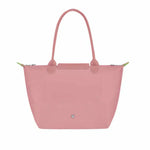 Large Packable Tote Bag, Petale Pink, detail view