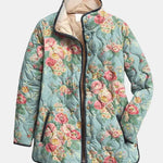 Elara Quilted Floral Print Jacket