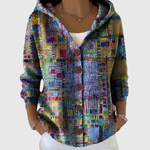 Charlotte Comfortable Knitted Cardigan with Hood