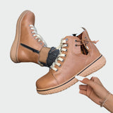 Yvonne, Orthopaedic Leather Ankle Boots